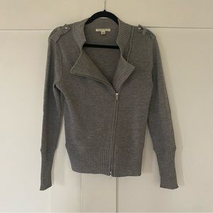 Grey banana republic sweater cardigan